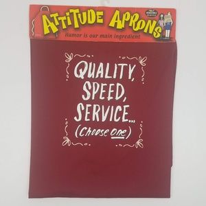 NWT Attitude Apron